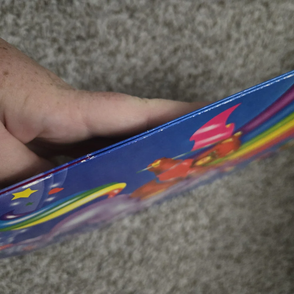 Lisa Frank Rainbow Bear Riding A Unicorn FOLDER